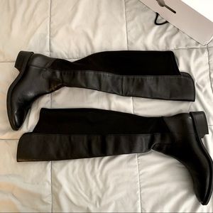 Aldo Byssa Knee High Black Boots EUC